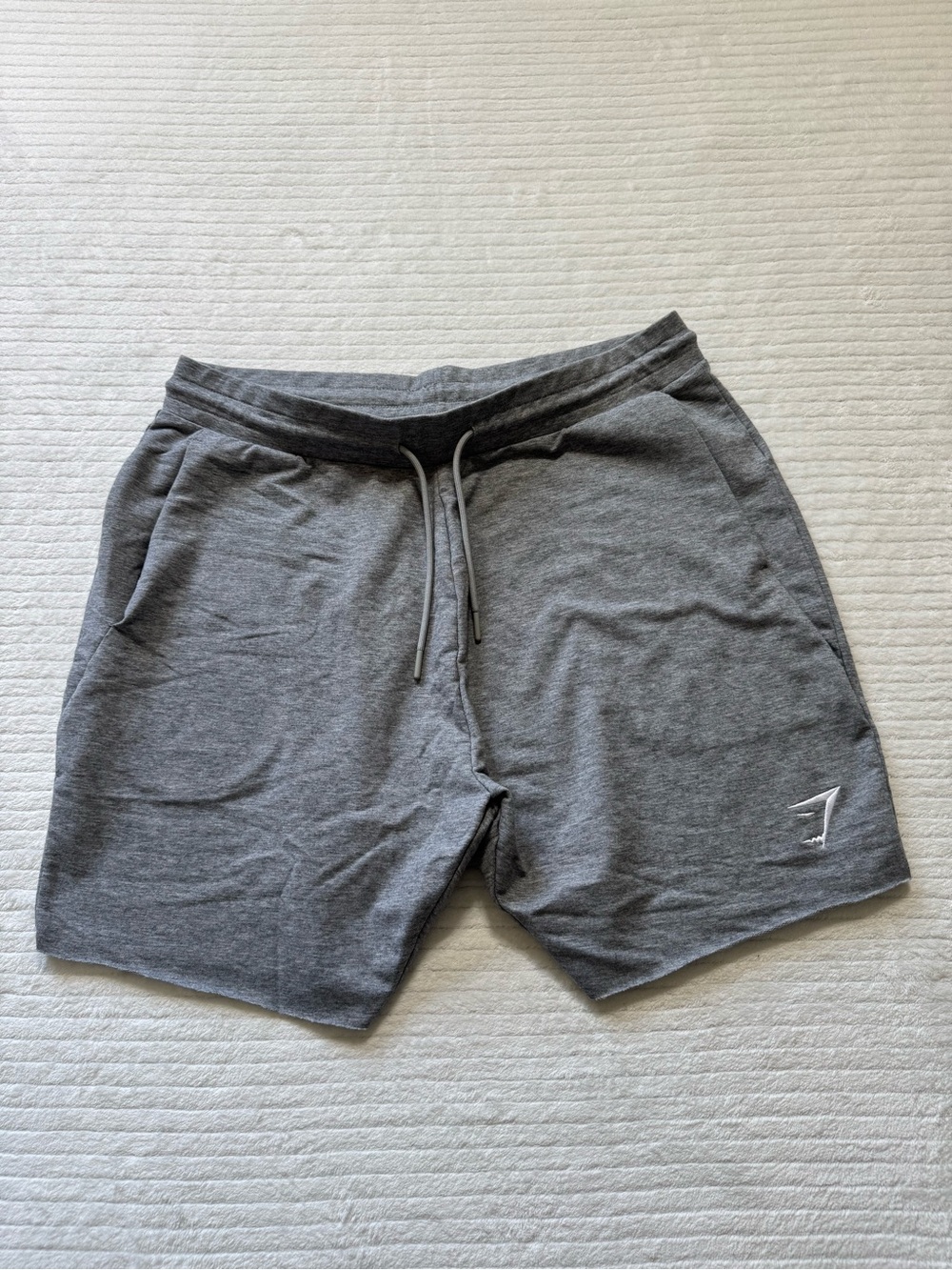 Gymshark Men's Charcoal Drawstring Athletic Shorts